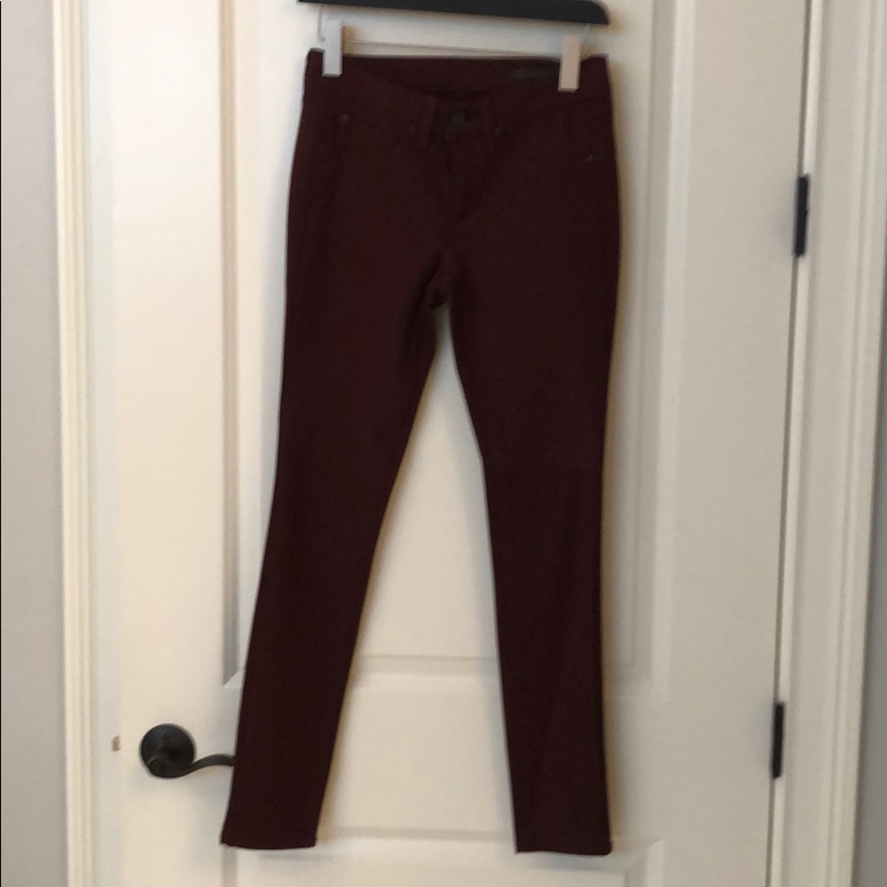 Rag And Bone, Wine Color Jeans Size 25 - image 2
